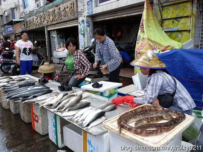 实拍三亚鱼码头上不辞辛劳的卖鱼女