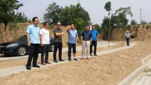 省水保局副局长宋晓强一行来我县调研涝池建设情况