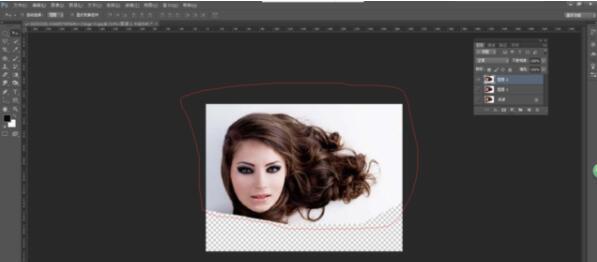使用ps怎么抠头发