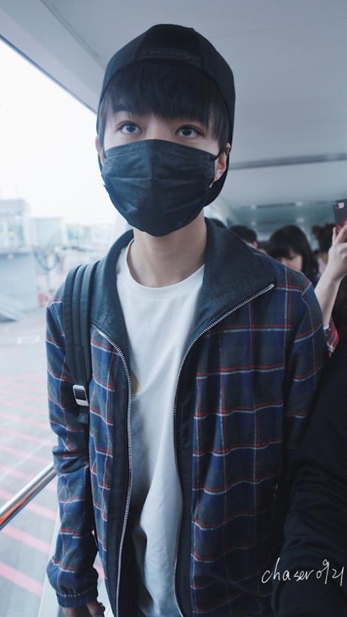 王俊凯# 170318 ckg 大眼睛长睫毛super男孩儿到达!