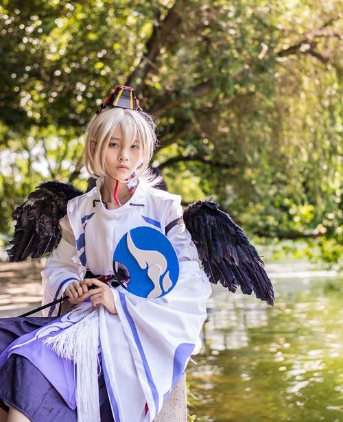 cosplay游戏《阴阳师》少羽大天狗,清新俊逸的cos小哥哥
