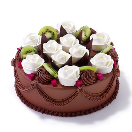 新款包装好利来生日蛋糕夜华尔兹巧克力慕斯长春区域配送