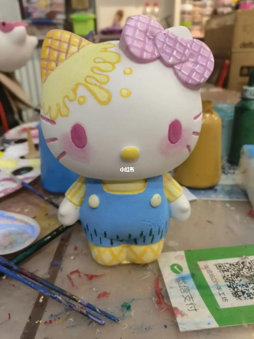 hellokitty石膏涂色_hellokitty_hellokitty石膏娃娃