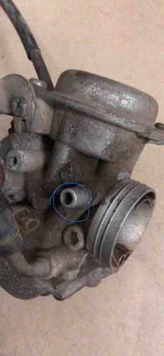 雅马哈天剑欧三化油器 这个接口是接哪里的