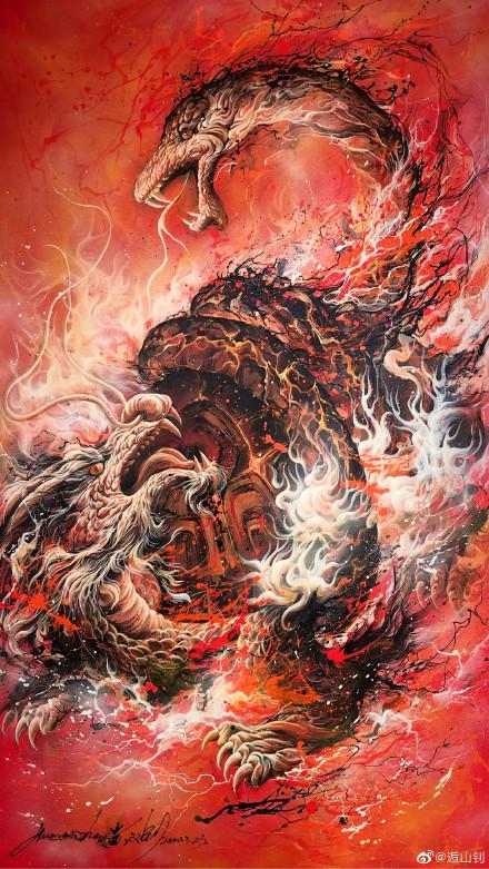 终於合体了,希望大家喜欢[玫瑰][玫瑰][玫瑰]#四大神兽##遇见艺术