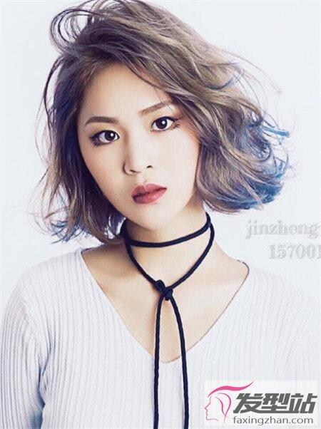 【美】好看的短发发型图片女 个性染更亮眼迷人