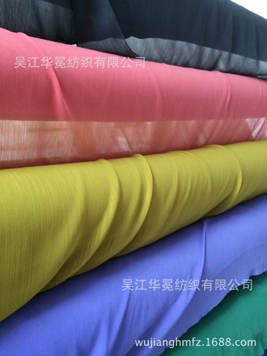 对色类顺纡绉系列75d顺纡绉2色现货批发零售服装面料