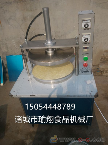 400型液压压饼机单饼机烤鸭饼机潍坊朝天锅饼机