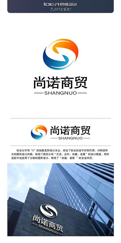 标志/logo设计   南宁市尚诺商贸有限公司标志设计