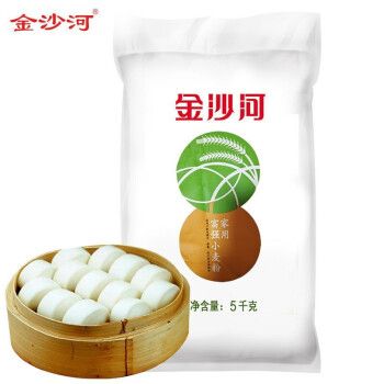 金沙河面粉家用富强小麦粉5kg1袋10斤中筋多用途家用面粉家用富强小麦