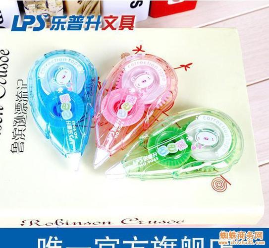 乐普升修正带9043巴巴熊12m改错带 小学生学习文具用品
