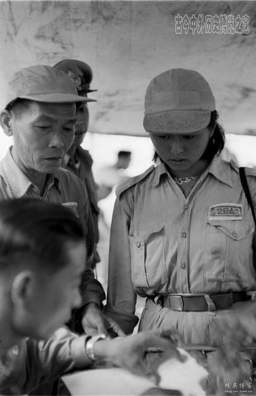 老照片国民党军队女兵真实的历史形象组图