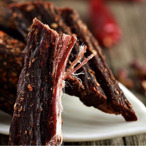 四川阿坝州九寨沟九缘特产新品手撕风干牦牛肉干五香麻辣包邮500g