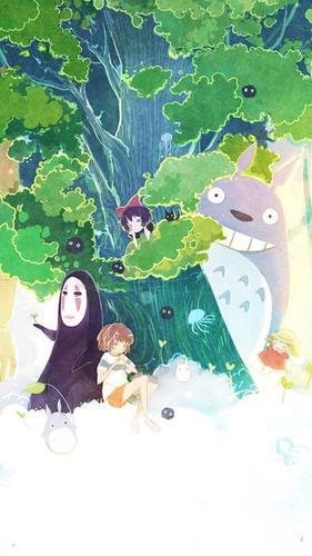 千与千寻龙猫简笔画