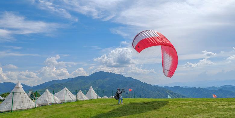 杭州·富阳永安山滑翔基地,看飞行,看晚霞,看星辰,看日出