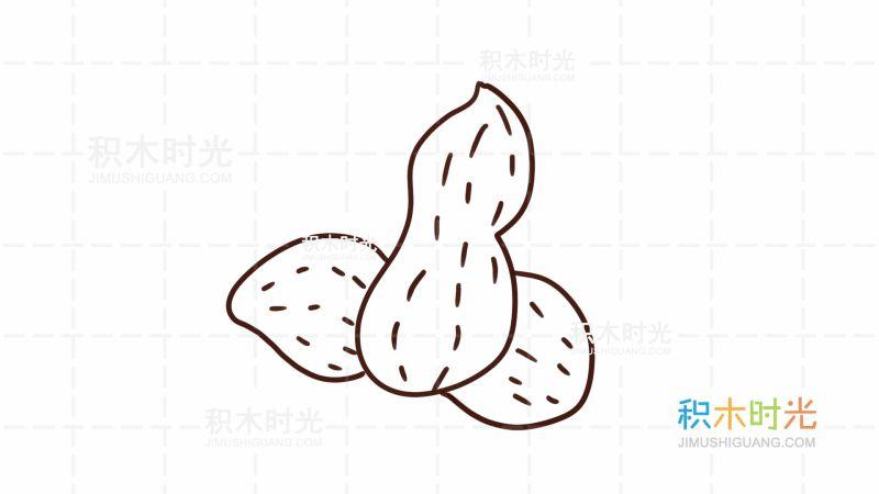 q版的花生简笔画