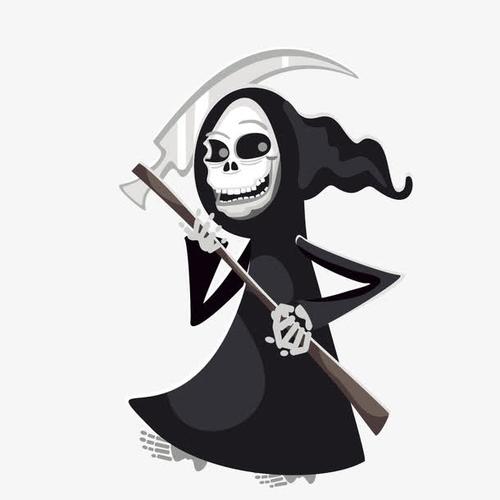 关键词 : 死神,镰刀,矢量,卡通