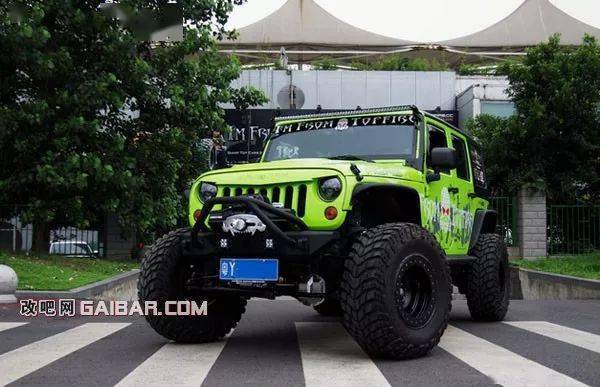 绿巨人牧马人teraflex 4寸长臂升高改装