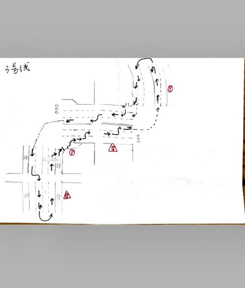 常德白鹤山考场科目三路线图