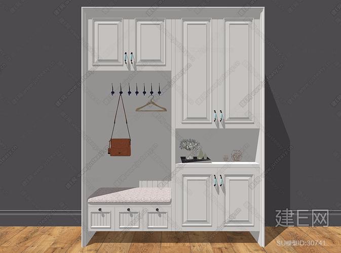 现代玄关鞋柜[模型id:30741]