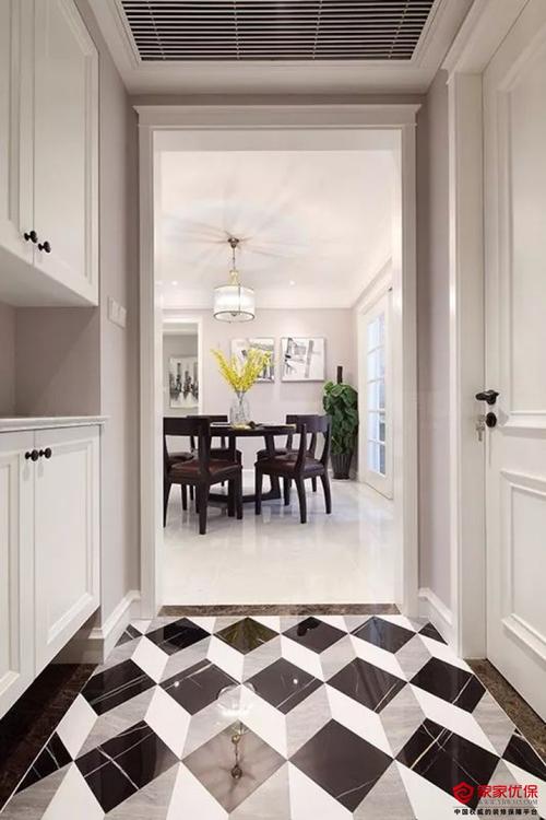 菱形铺贴让瓷砖美的与众不同