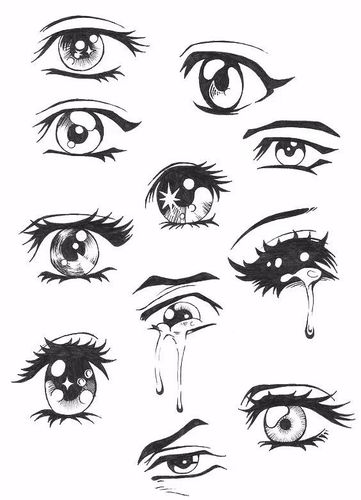 树华美术:漫画人物的眼睛,应该如何画?