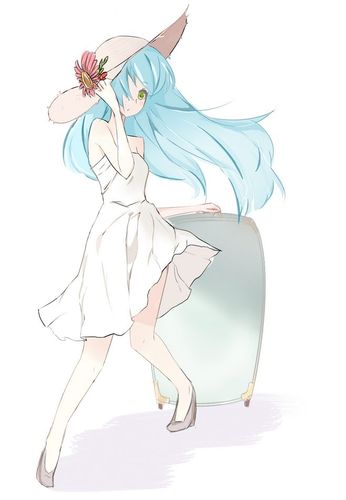 原创 小白裙阿糯 卡通动漫少女