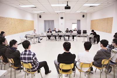 北京电影学院面试现场