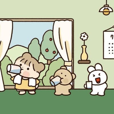 盐系可爱素材壁纸背景头像