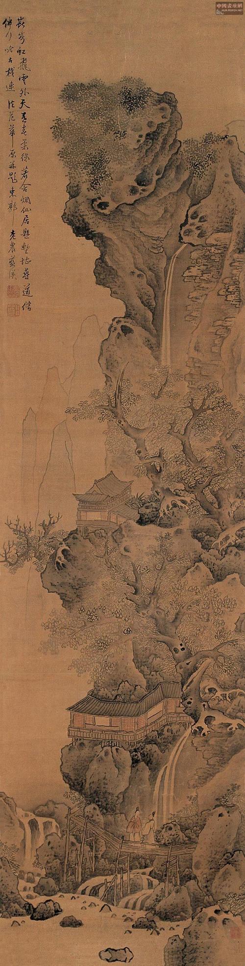 蓝瑛(明清杰出画家)清晰作品