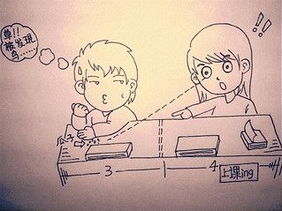 前后同桌简笔画