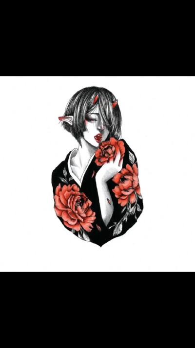 艺伎小姑娘 - 堆糖,美图壁纸兴趣社区