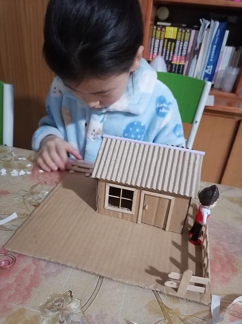 变废为宝小制作——纸盒房子