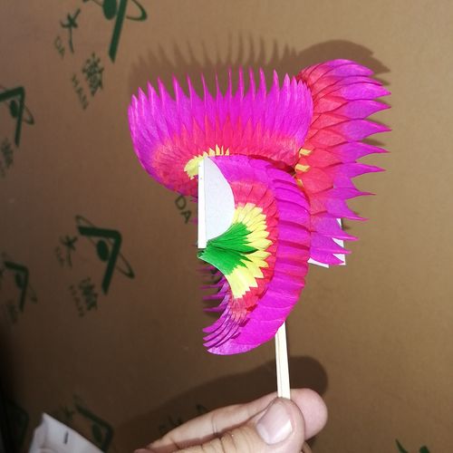 定做景区玩具纸翻花民俗七十二变翻天印变纸花中国艺术翻花批发