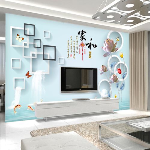 电视背景墙壁纸3d立体墙纸装饰5d大气现代简约8d客厅影视墙布壁布
