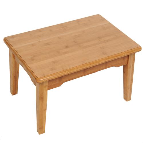 楠竹东北炕桌闪电客实木飘窗桌榻榻米桌子正方形地桌茶几家用饭桌矮桌