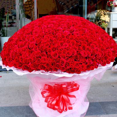 999朵红玫瑰花全国配送求婚结婚纪念日生日婚礼表达爱意北京花店