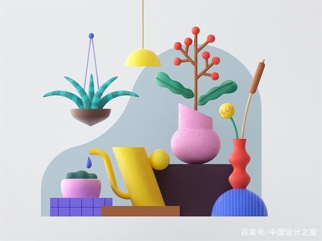九款充满趣味性的3d插图设计