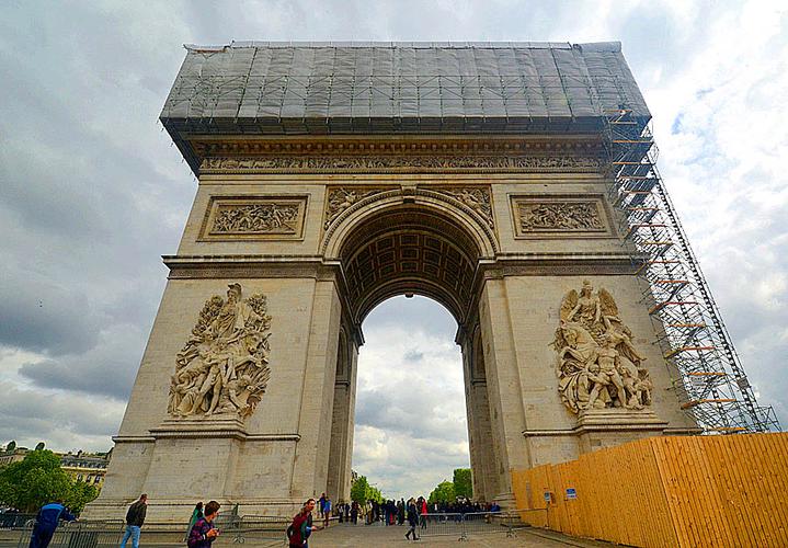 我到过的世界遗产(106)法国巴黎凯旋门