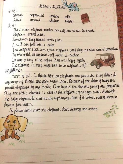 双语读书节——英语读书笔记分享 七年级17班18班