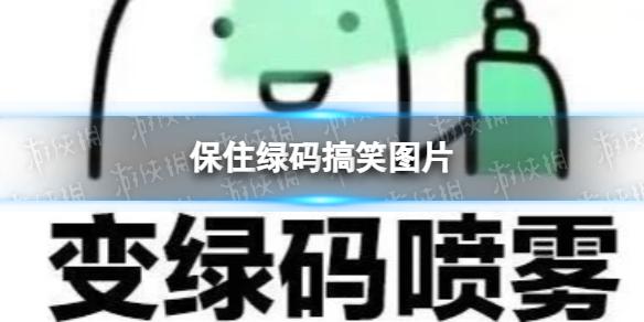 保住绿码搞笑图片保住绿码表情包