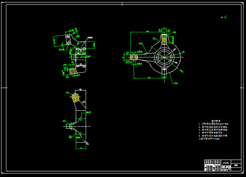 麦弗逊悬架装配图,轮毂,弹簧,转向节cad图纸,汽车悬架