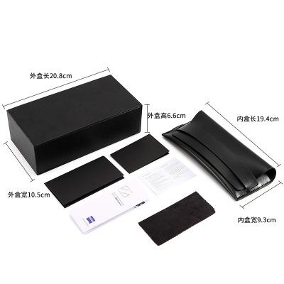 gm眼镜盒v牌眼镜包装全套皮盒款抽拉式人气爆款眼镜包装太阳镜盒