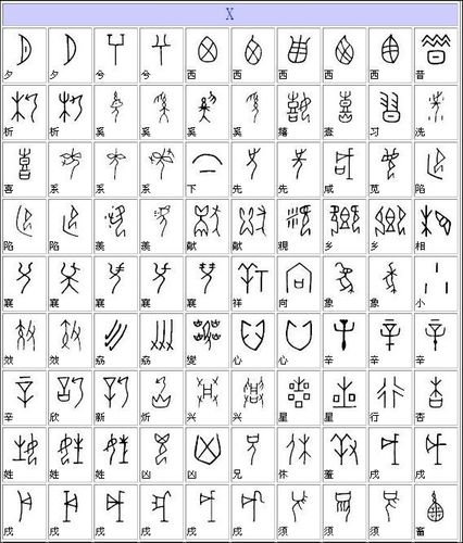 甲骨文字(36个甲骨文字)