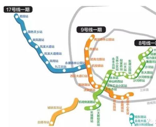 支线走向: 沿永康路向西出绕城高速后,支线通往双流区东升.