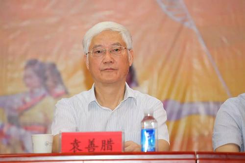 武汉市原常务副市长,武汉市桥协名誉主席袁善腊出席开幕式