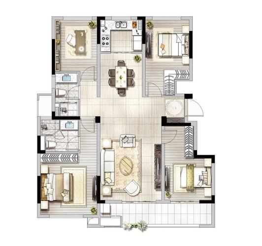 【元垄紫薇府户型图】-杭州我爱我家新房