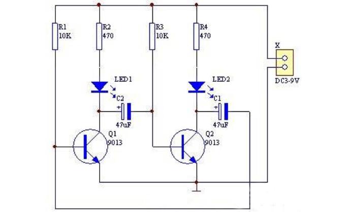 最简单闪光灯电路原理图大全