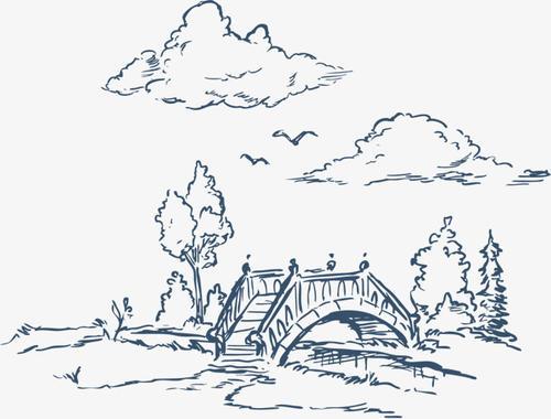 装饰风景画简笔画