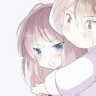 超萌二次元情侣头像.